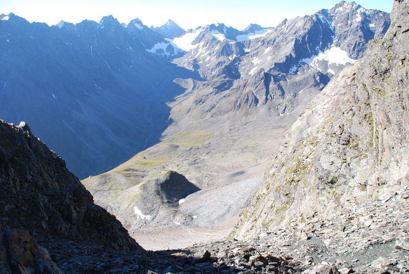 23 28.08.14 Zischgenscharte - Blick zum Westfalenhaus